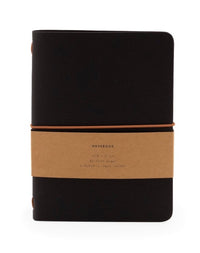 Monk & Anna - Notebook, vegan leather black