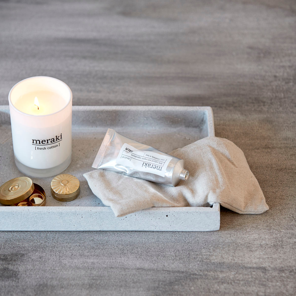 Meraki - Therapie oogkussen, beige
