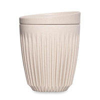 Huskee - Coffee cup & lid, natural medium