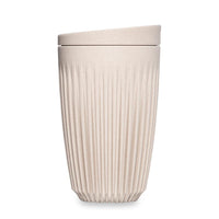 Huskee - Coffee cup & lid, natural large