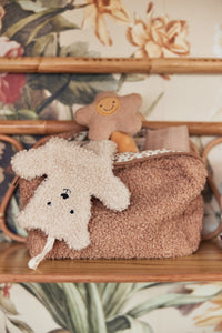 Jollein Speendoekje Teddy Bear – Zacht Knuffeldoekje met Speenhouder