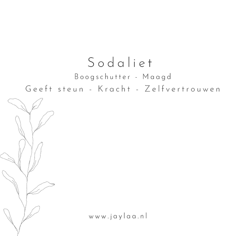 Jaylaa Jewelry - Sieradenkaart, Sodaliet