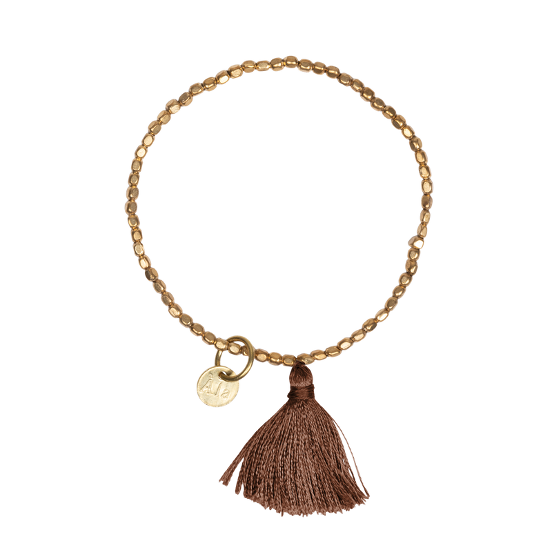 Geluksarmbandje met tassel 