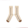Monk & Anna Socks Stone close-up – grafisch design
