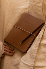 Monk & Anna - Notebook, vegan leather acorn