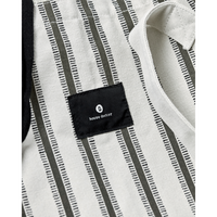 House Doctor Canva Tas 45x65 cm – Off-White/Zwart