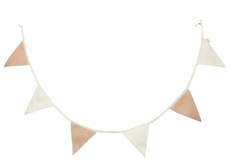 Jollein - Vlaggenlijn Biscuit/Ivory