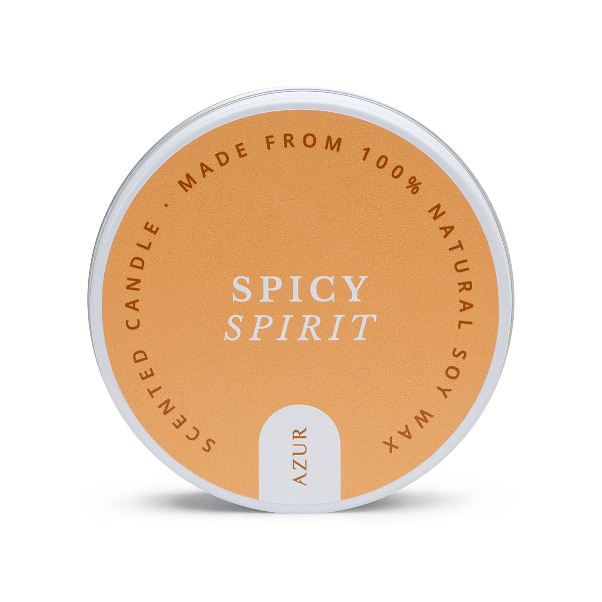 Azur - Spicy Spirit Geurkaars – Natuurlijke Sojawas 75 ml
