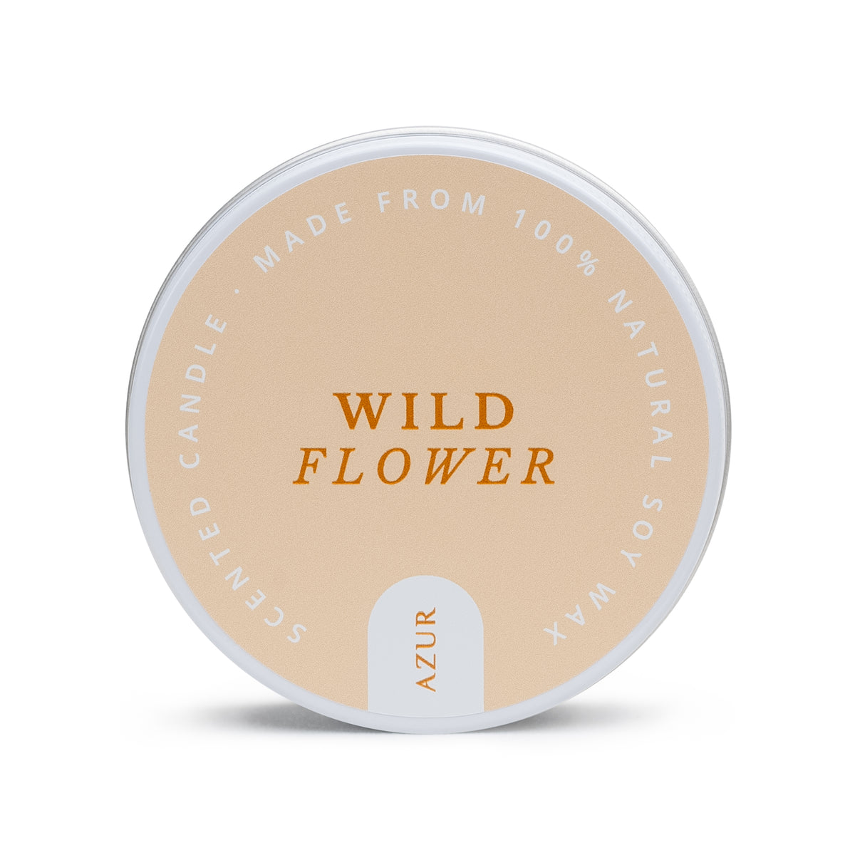 Azur - Wild Flower Geurkaars – natuurlijke sojawas 75 ml