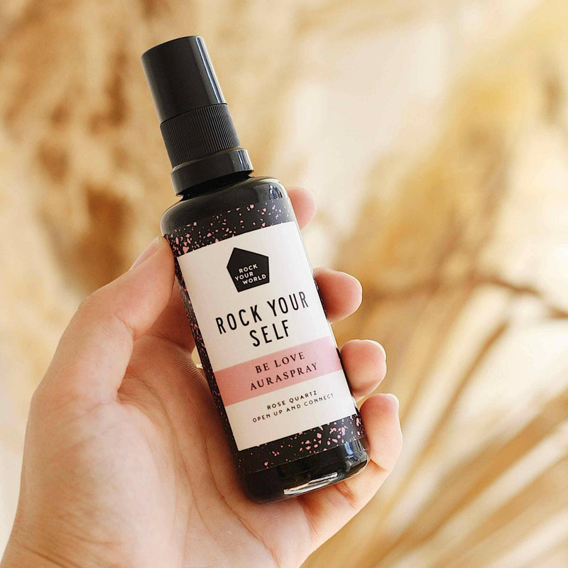 Be Love Spray van Rock Your World – rustgevende geurmist met etherische oliën voor balans en self-care
