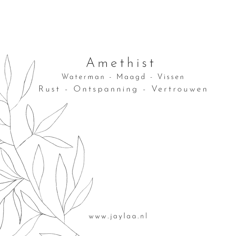 Jaylaa Jewelry - Sieradenkaart, Amethist