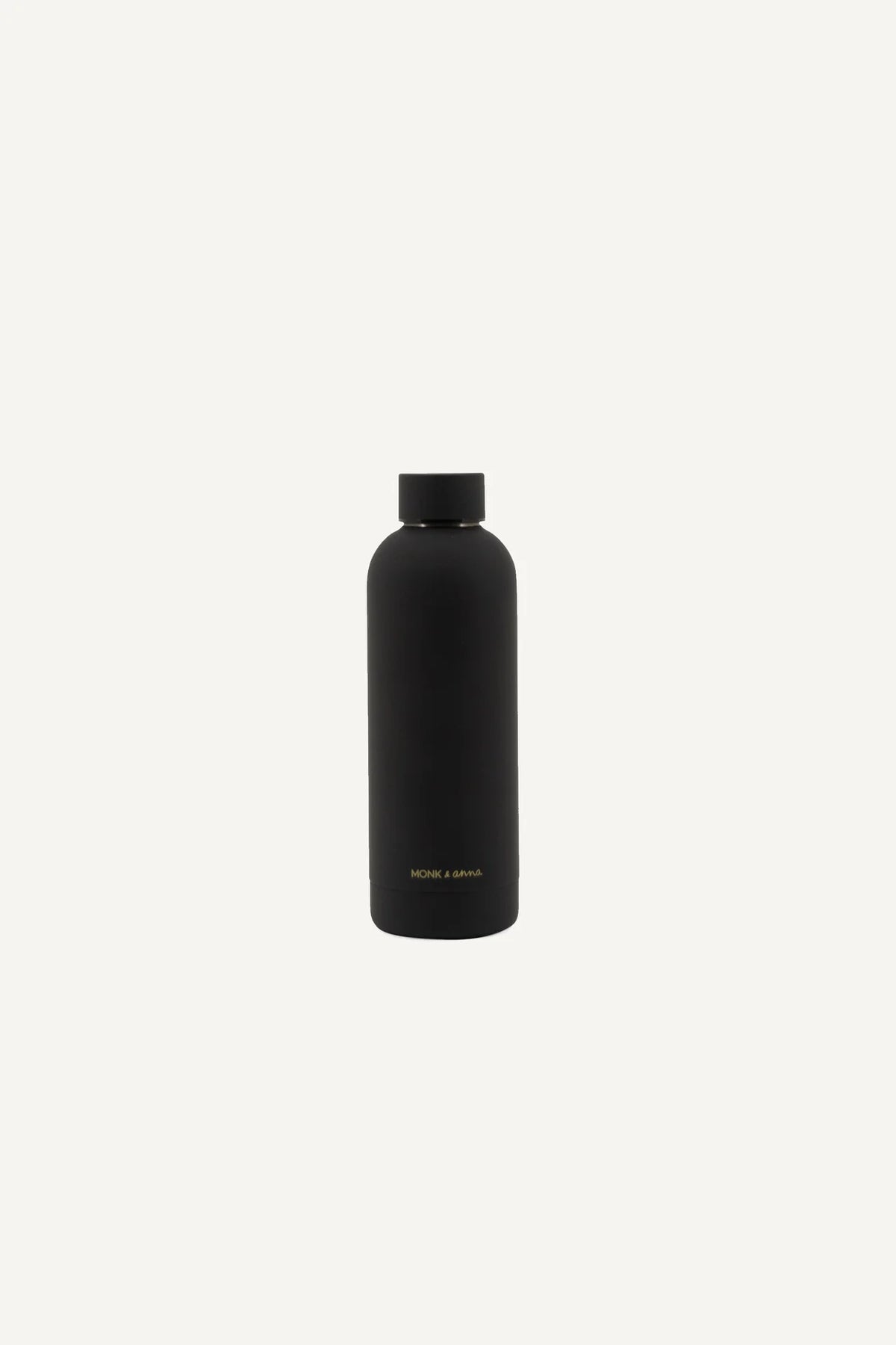 Monk & Anna Botoru waterfles zwart met linnen hoes | Bloom Mondays