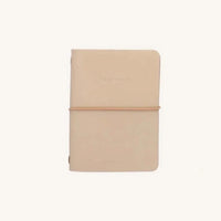 Monk & Anna - Notebook, vegan leather sand