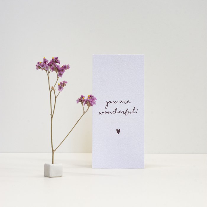 My Paperstation -Little Box Dried Flower 'you are wonderful!'