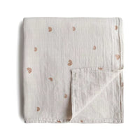 Mushie Swaddle XL – Hydrofiele doek 120 x 120 cm