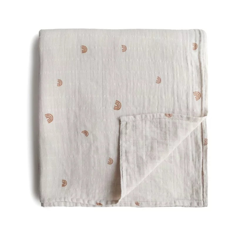 Mushie Swaddle XL – Hydrofiele doek 120 x 120 cm