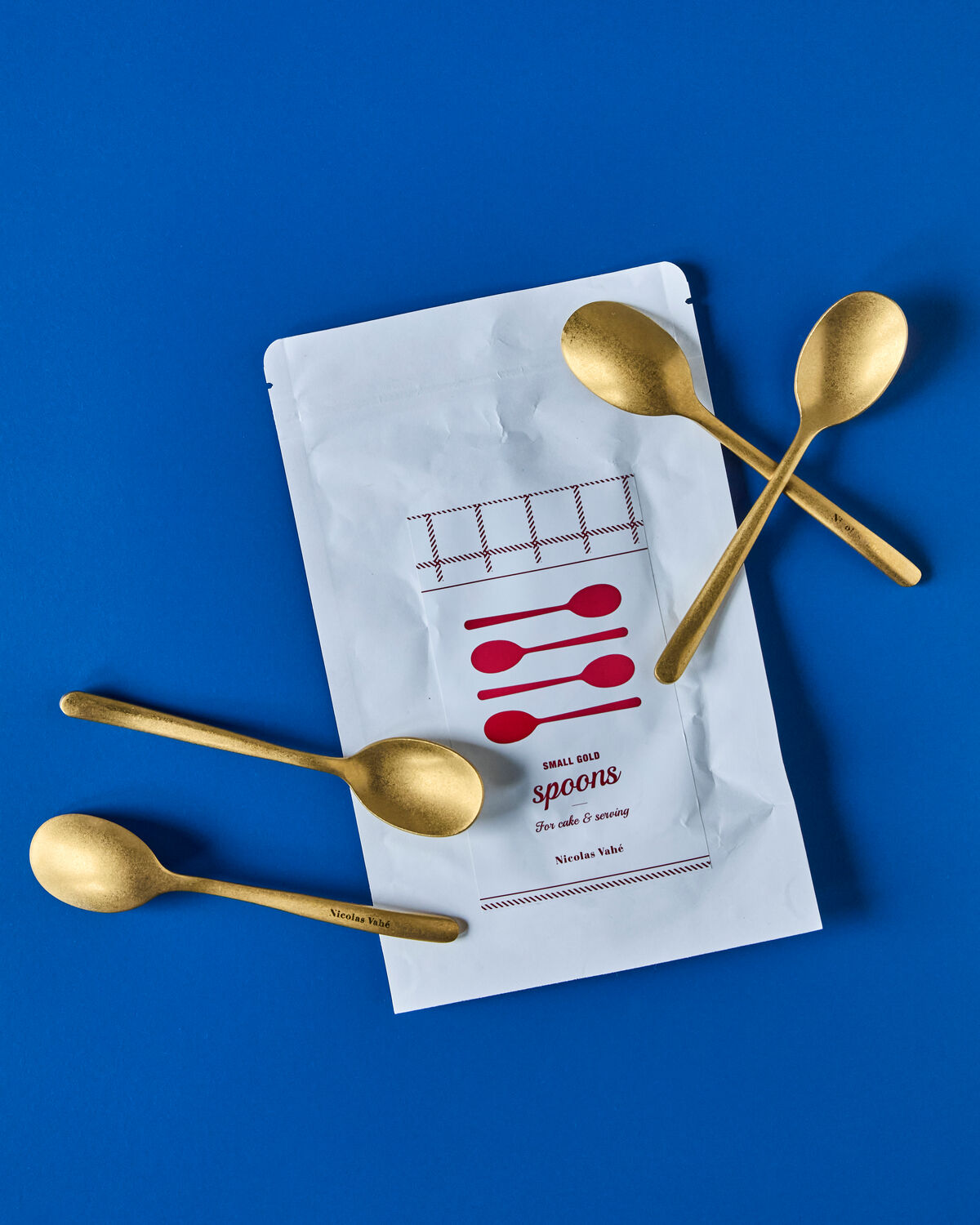 Nicolas Vahé – Gouden Theelepels – Set van 4