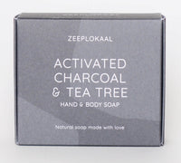 Zeeplokaal - Zwarte actieve kool & tea tree