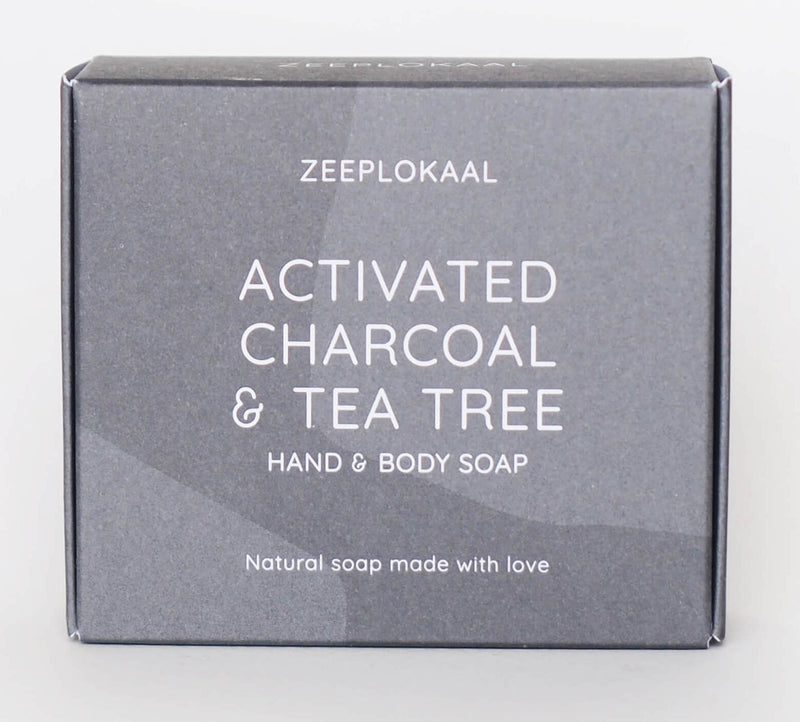 Zeeplokaal - Zwarte actieve kool & tea tree