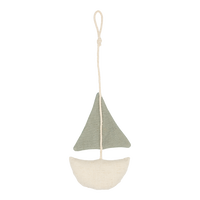 À la - Linen sailboat hanger sage