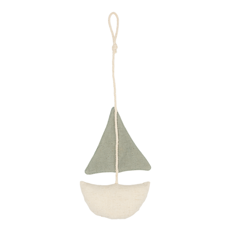 À la - Linen sailboat hanger sage