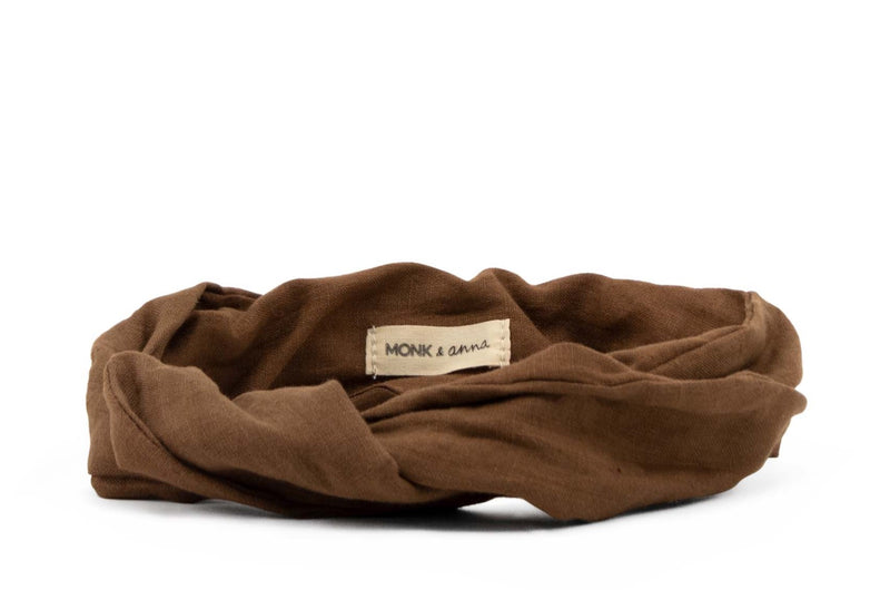 Monk & Anna - Headband linnen, oak