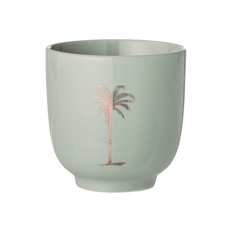 Bloomingville - Palm cup, green stoneware