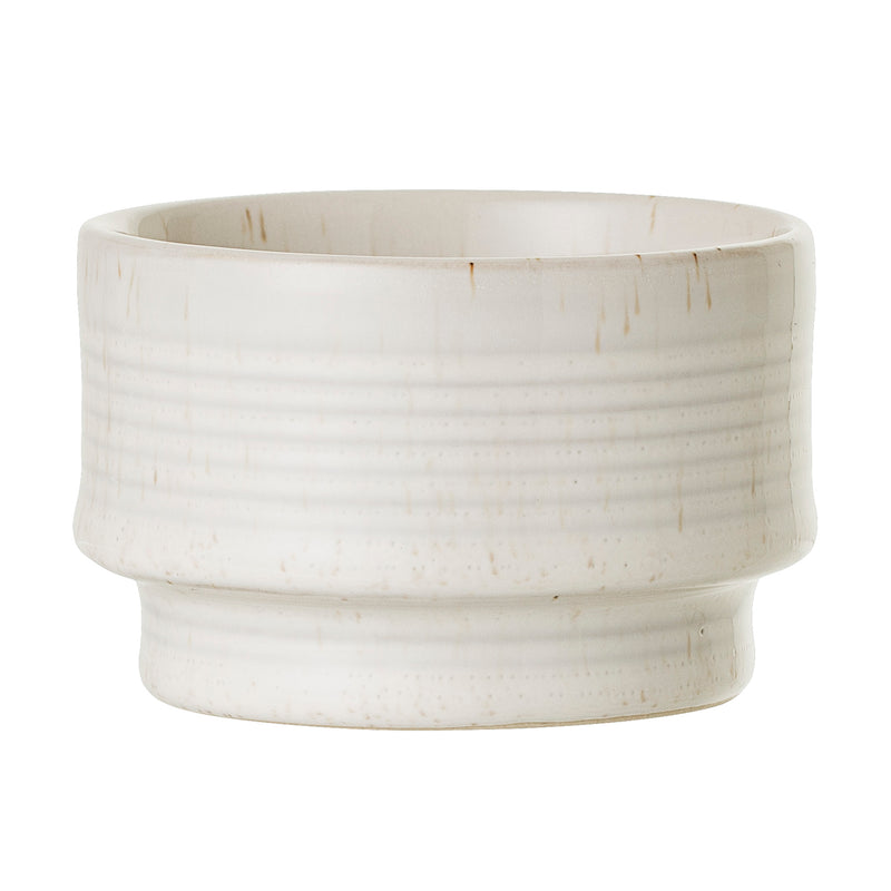 Bloomingville - Candle holder vian votive, nature stoneware