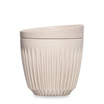 Huskee - Coffee cup & lid, natural small
