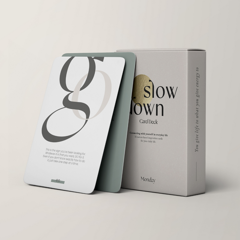 MONDAY - Slow Down card deck