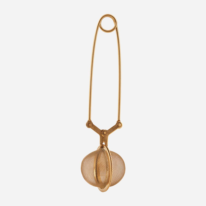 Bloom Mondays - Tea infuser, mesh goud