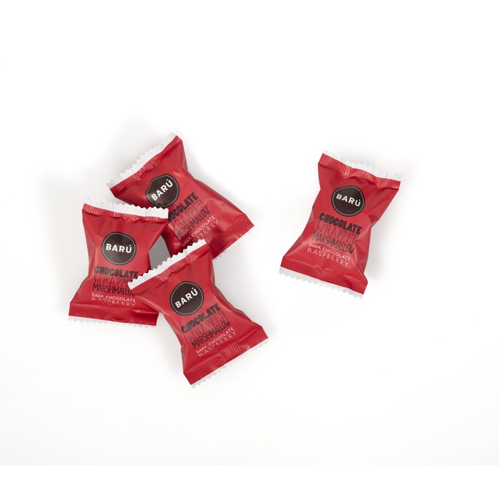 Barú - Dark Chocolate & Raspberry Marshmallows 1pc