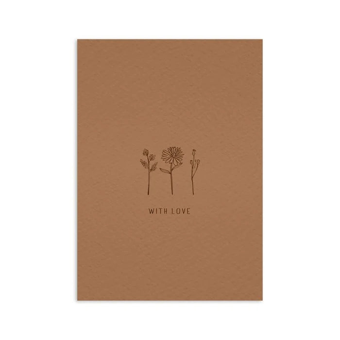 Postcard 'With Love'